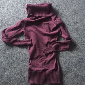 The Limited purple long turtleneck